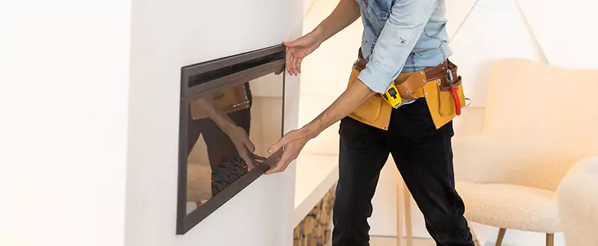 Metal Fireplace Installation in El Segundo, California