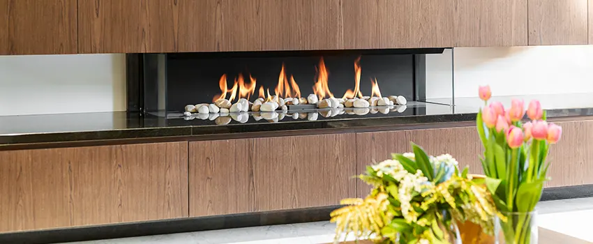 Double-height Fireplace Design Refurbishment in El Segundo, California